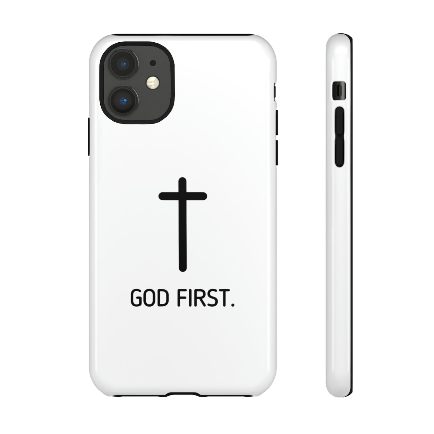 Phone Case. God First WHITE