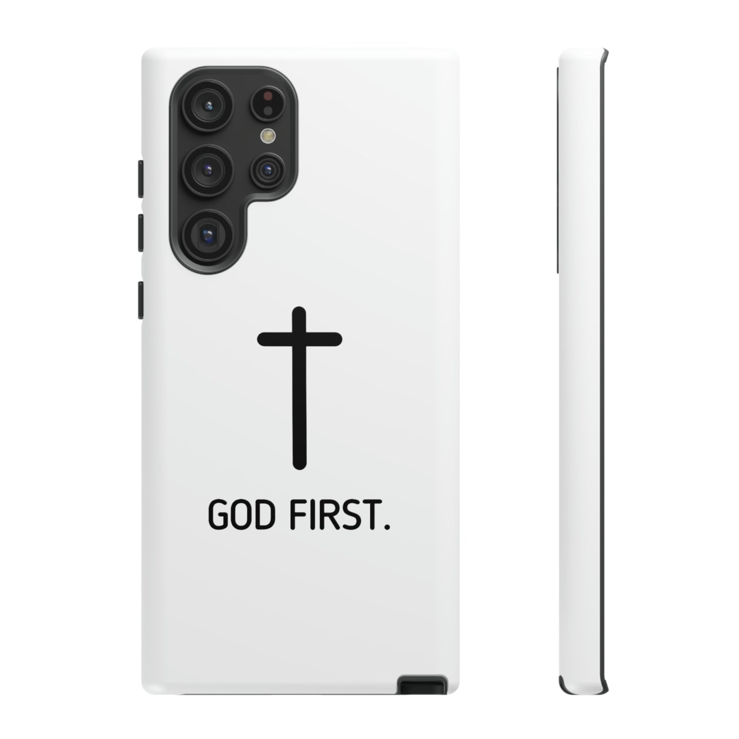 Phone Case. God First WHITE