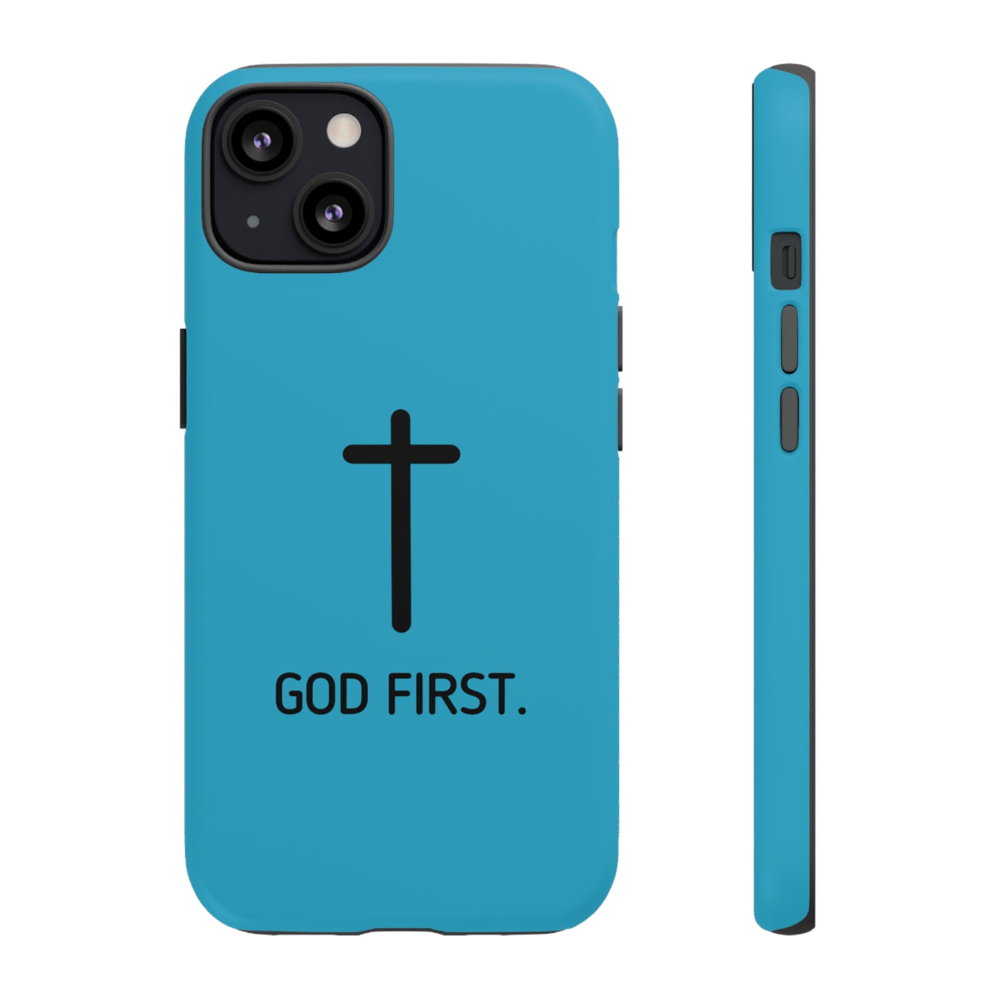 Phone Case. God First BLUE