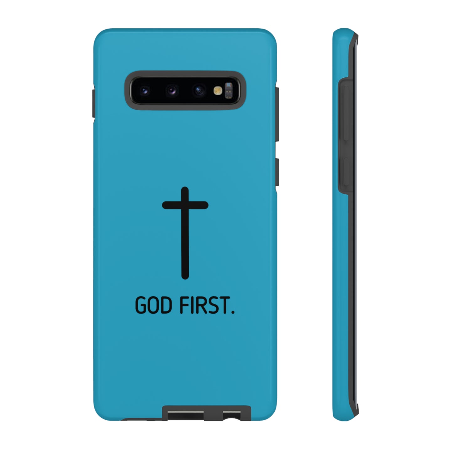 Phone Case. God First BLUE