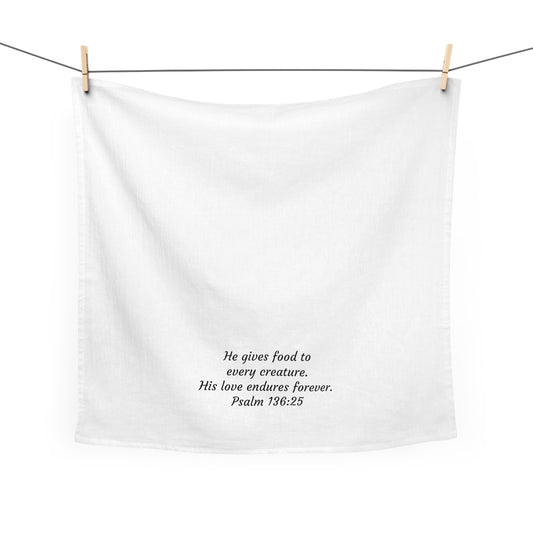 Tea Towel. Bible Verse