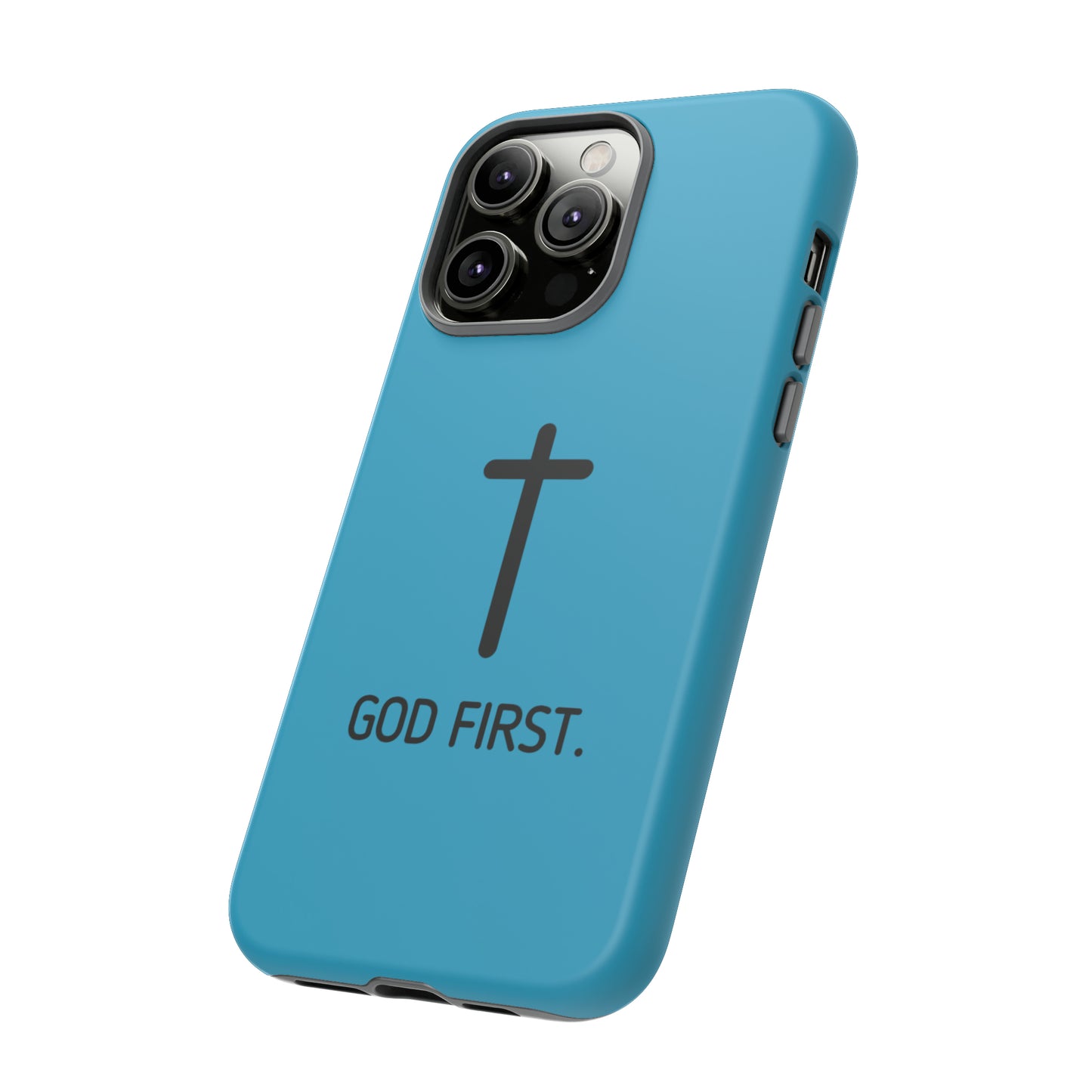 Phone Case. God First BLUE