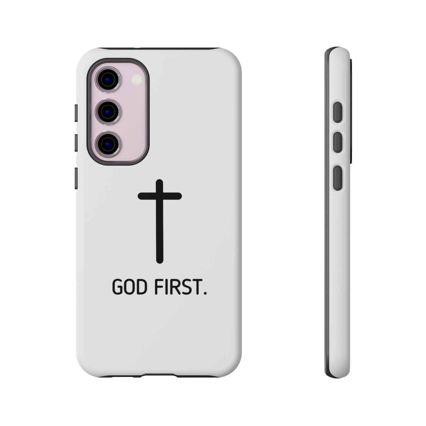 Phone Case. God First WHITE