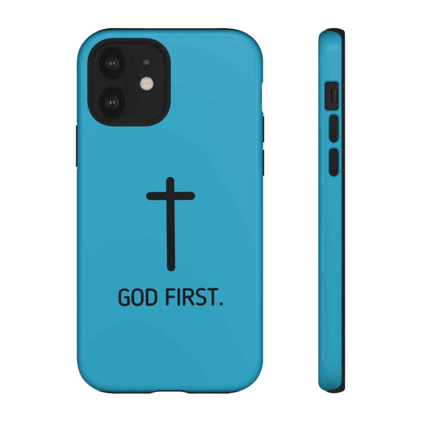 Phone Case. God First BLUE