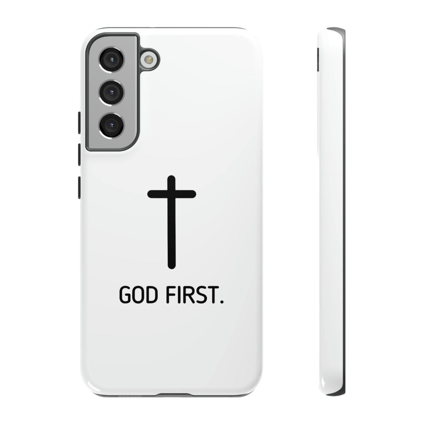 Phone Case. God First WHITE