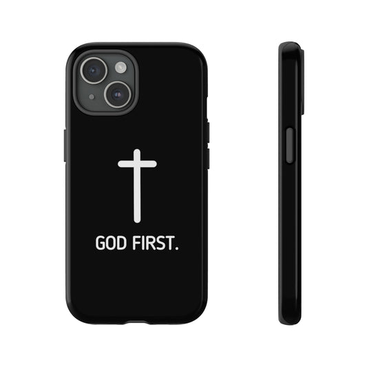 Phone case. God First BLACK