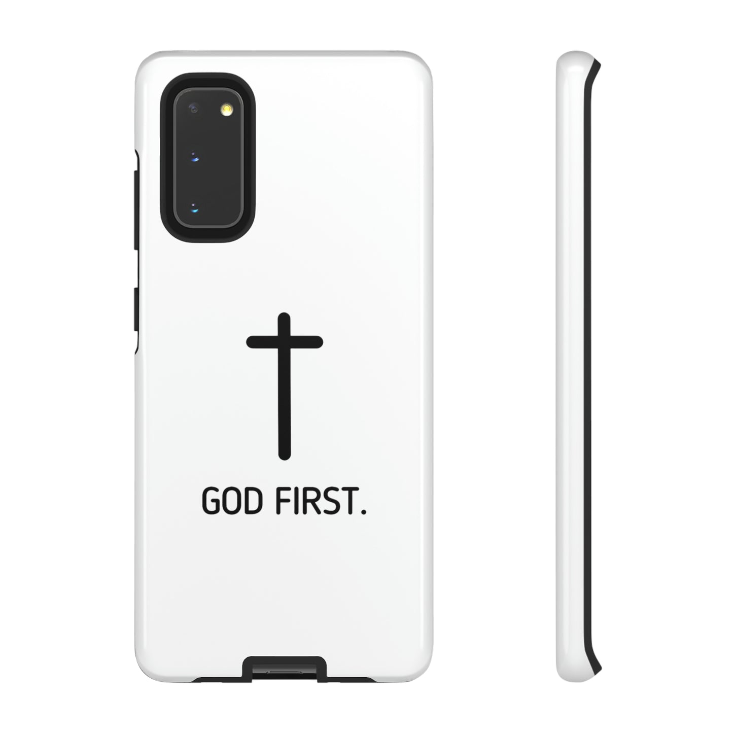 Phone Case. God First WHITE