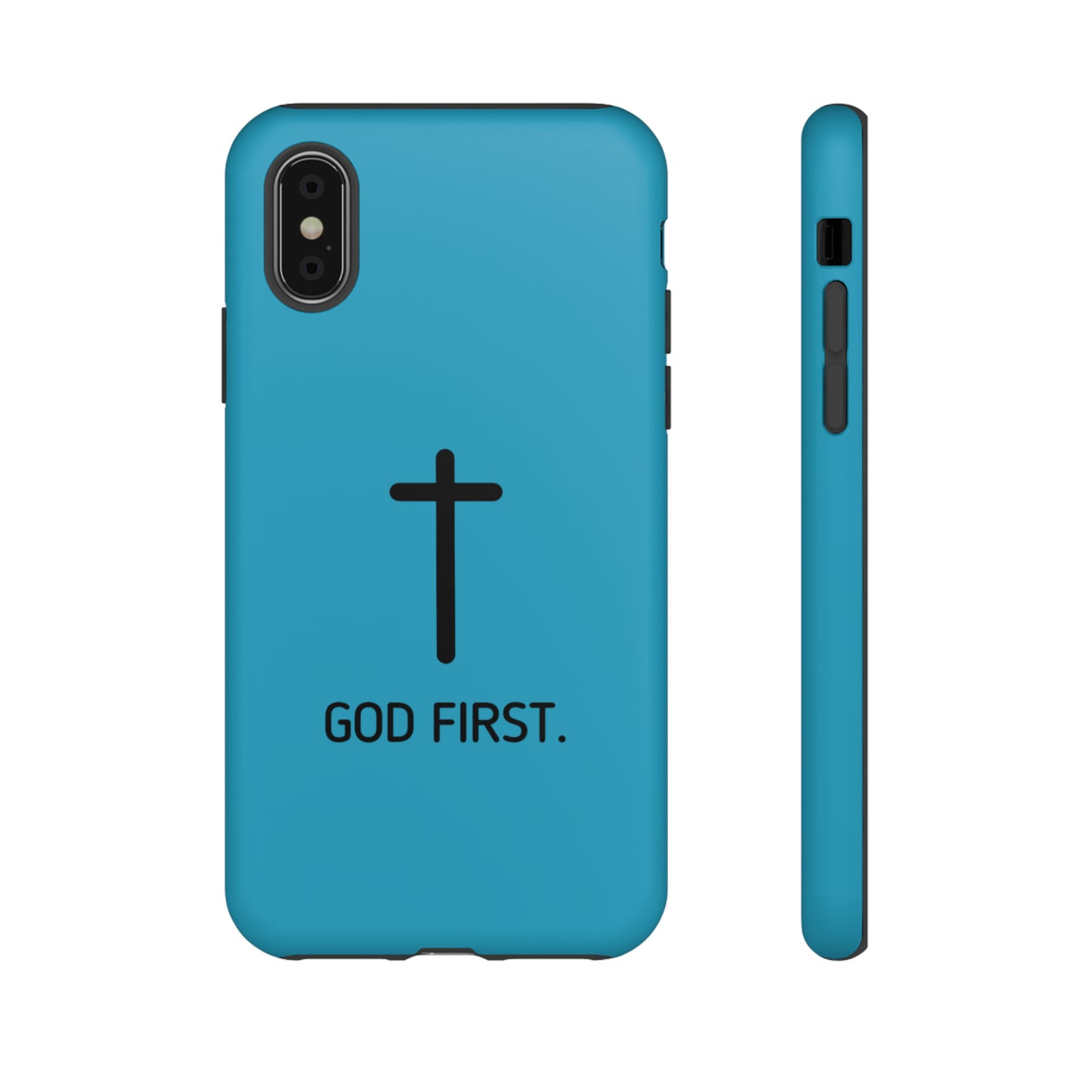 Phone Case. God First BLUE