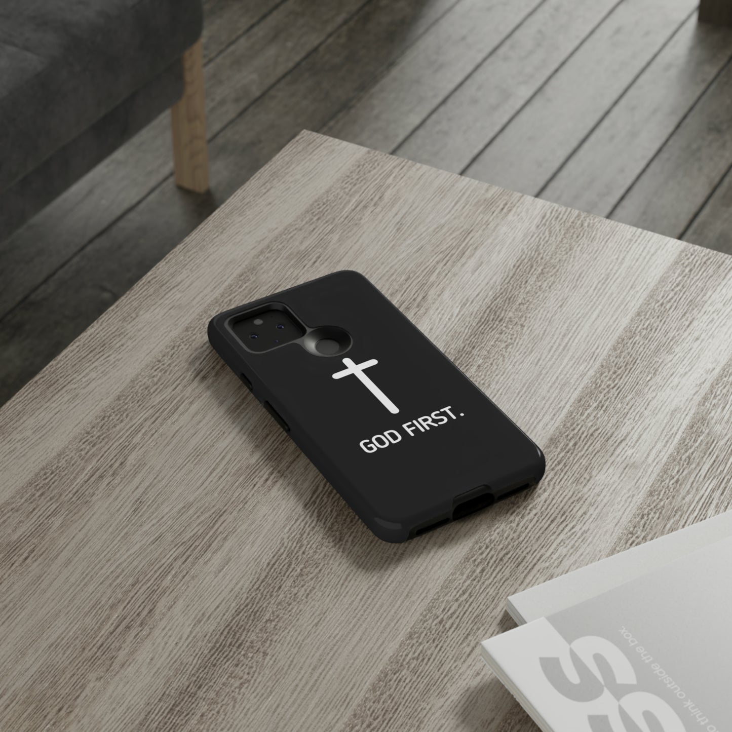 Phone case. God First BLACK