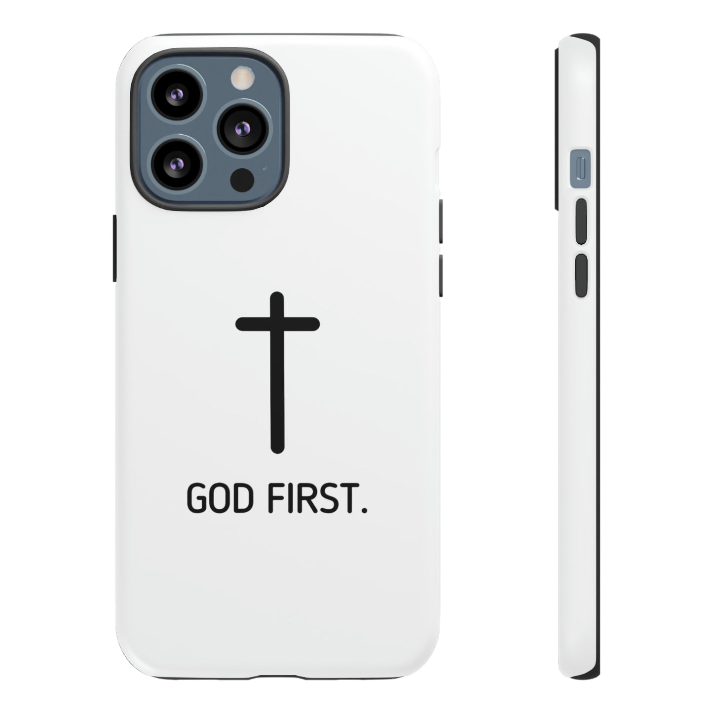 Phone Case. God First WHITE