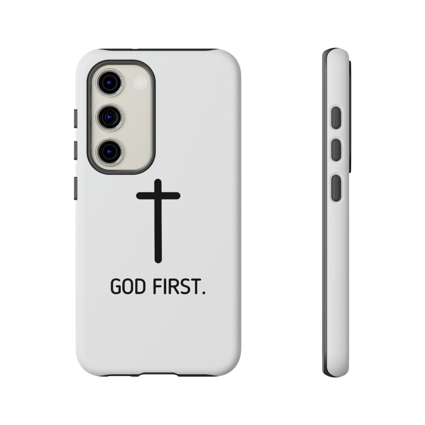 Phone Case. God First WHITE