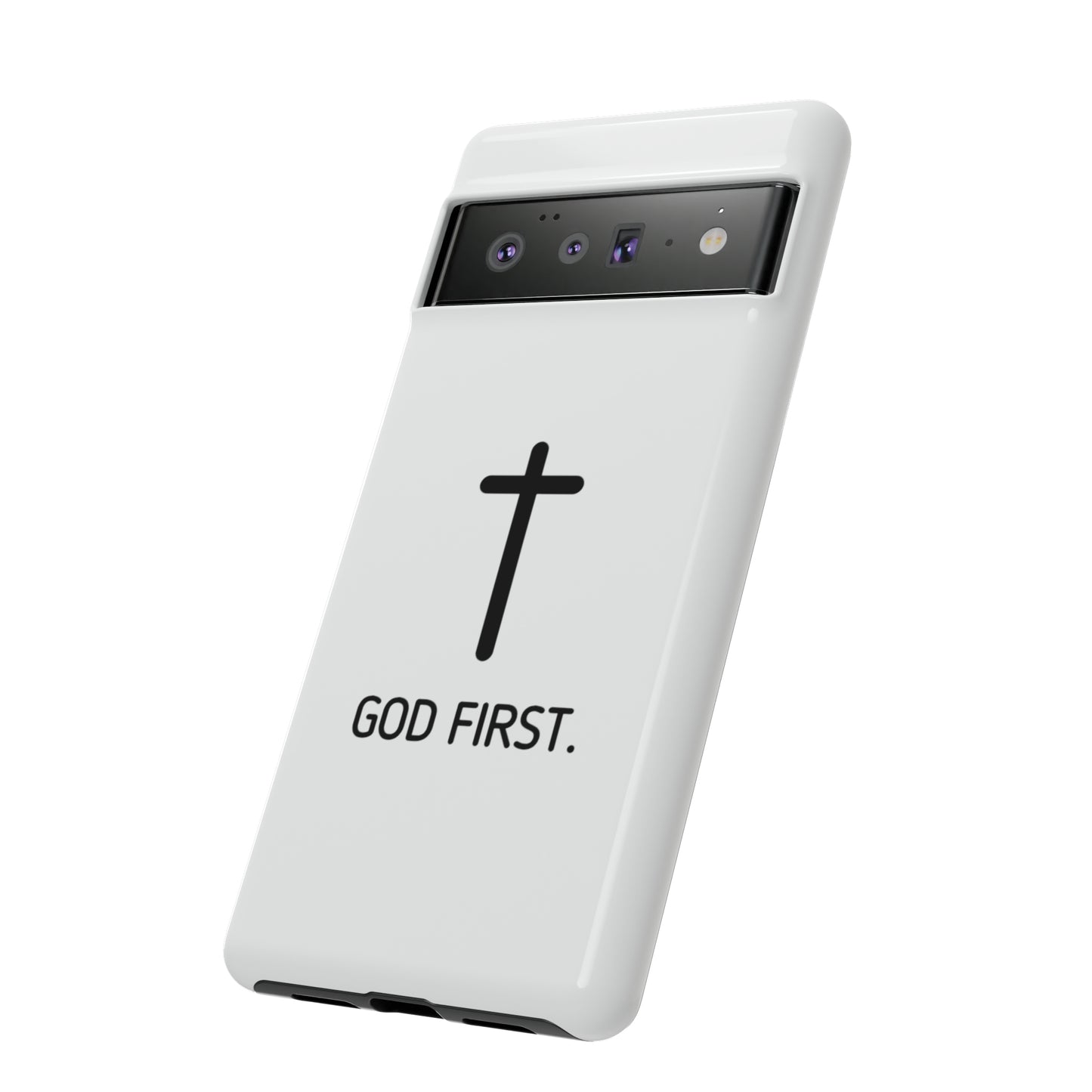 Phone Case. God First WHITE