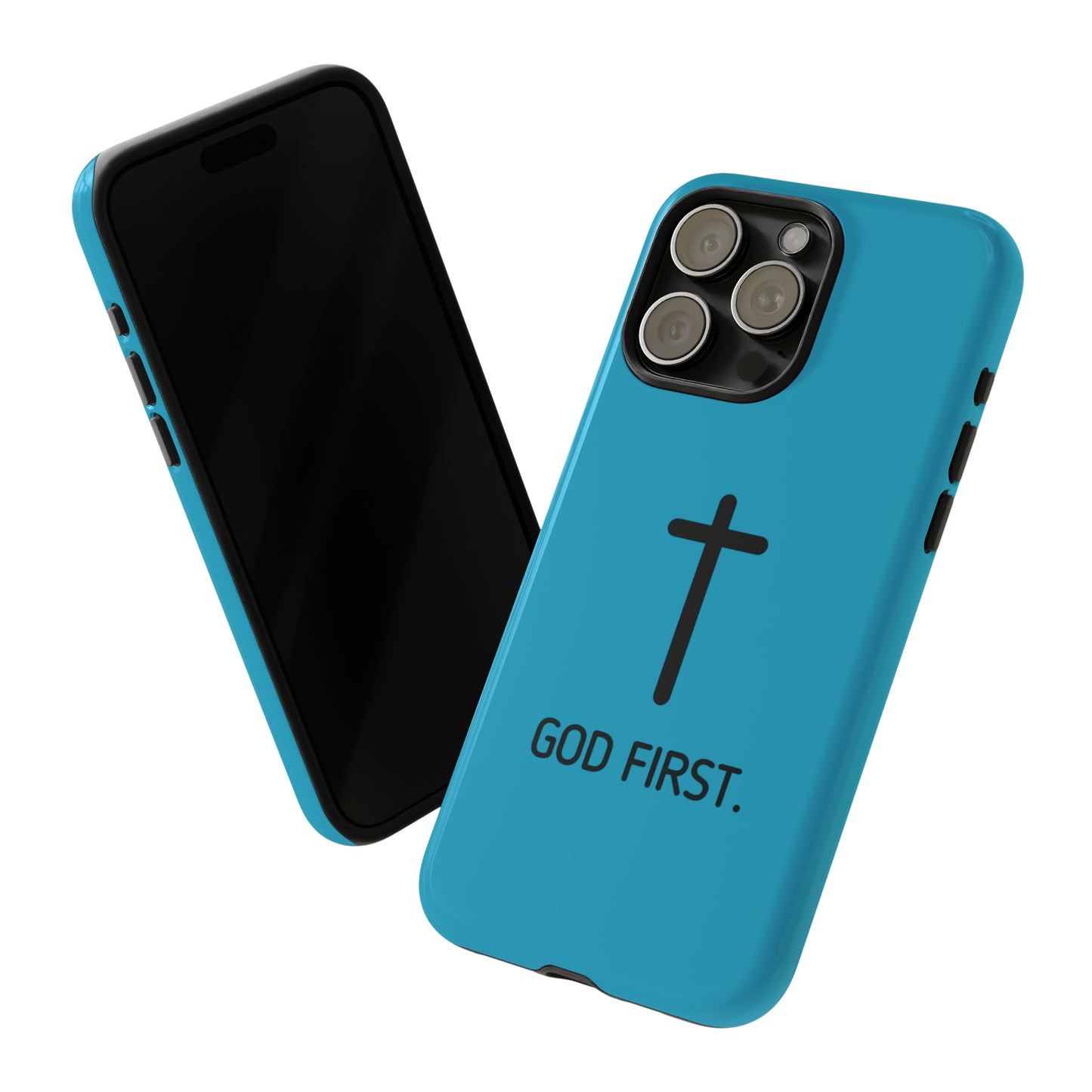 Phone Case. God First BLUE