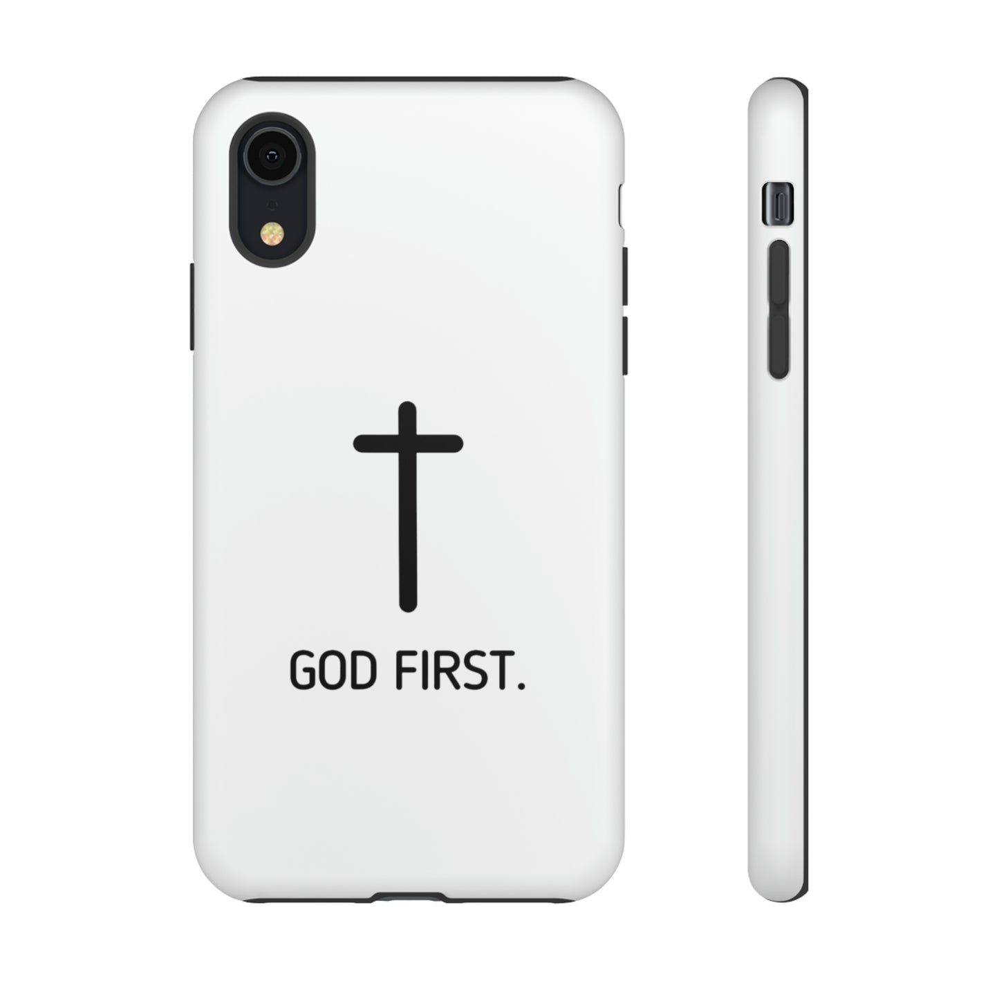 Phone Case. God First WHITE