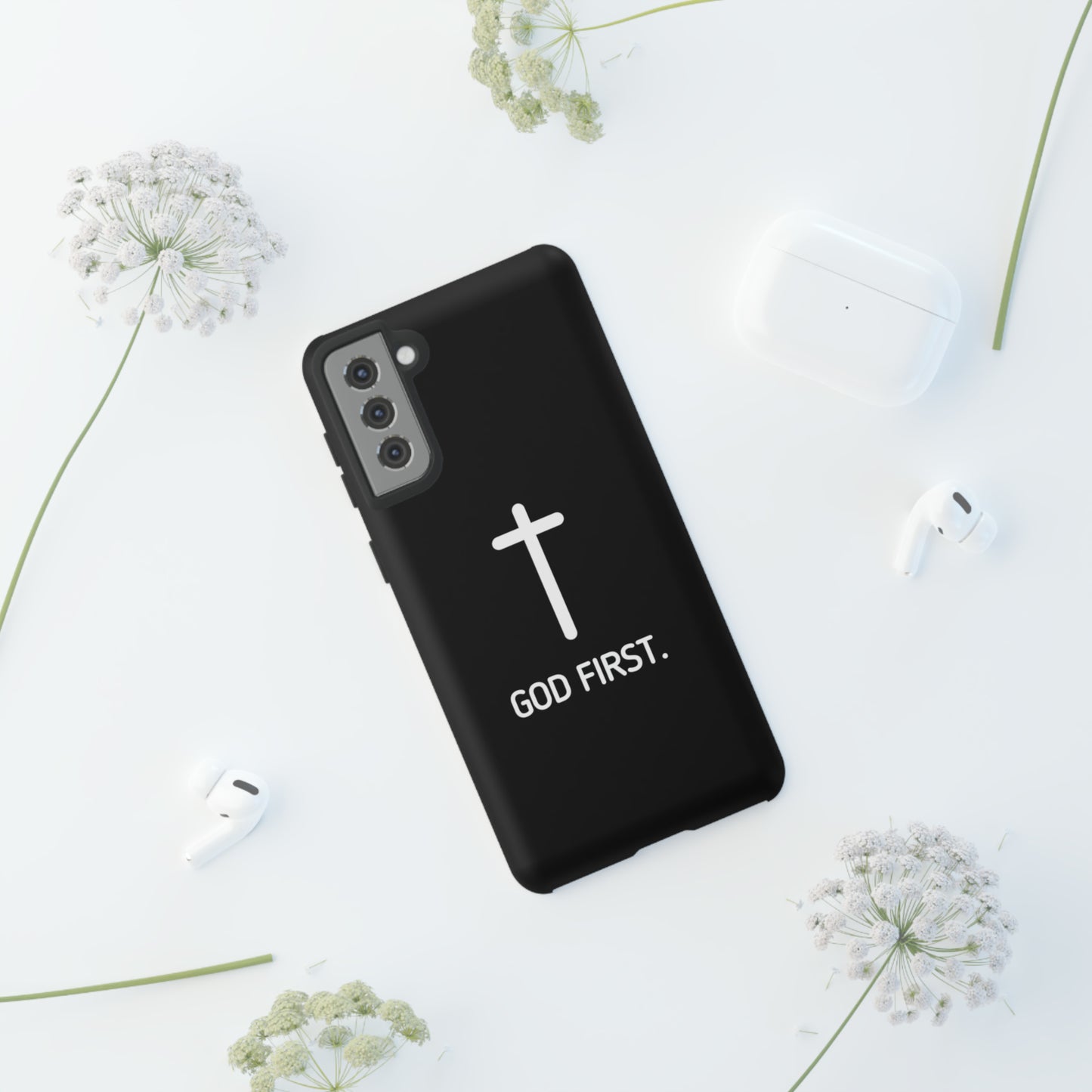 Phone case. God First BLACK