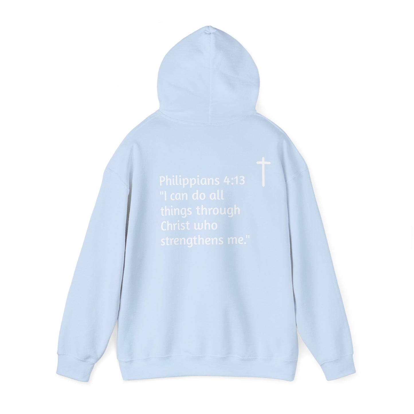 Hoodie. Philippians 4:13