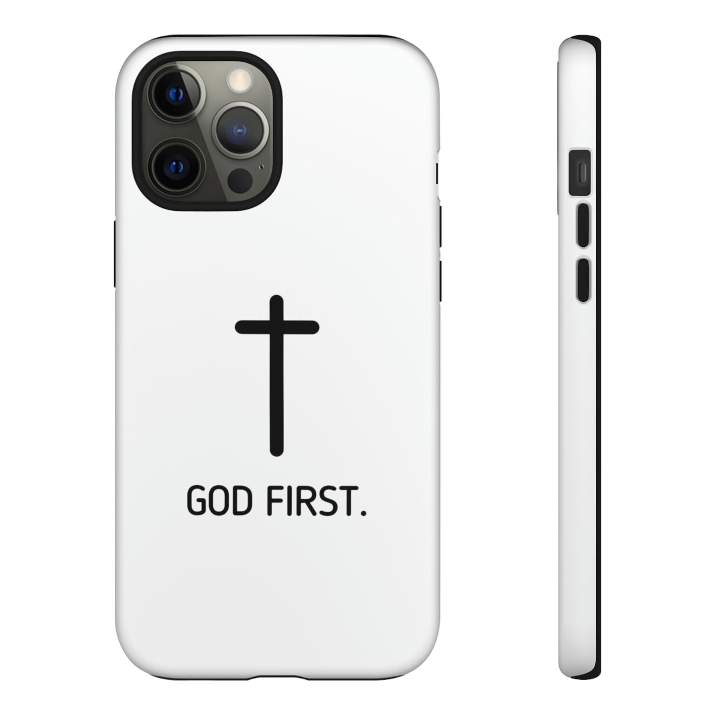 Phone Case. God First WHITE