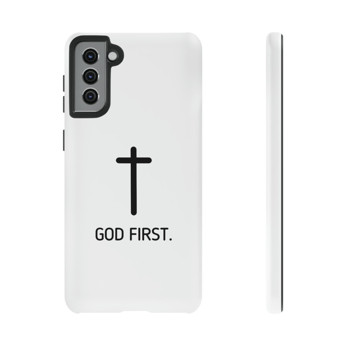 Phone Case. God First WHITE