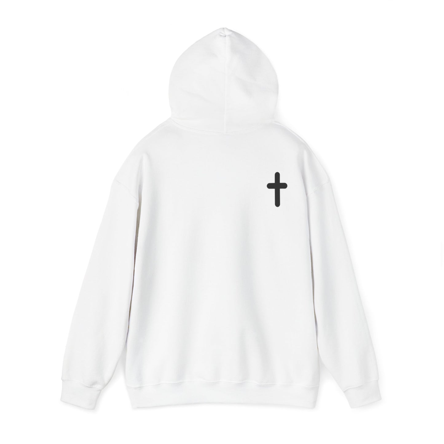 God First. Black Lettering Hoodie