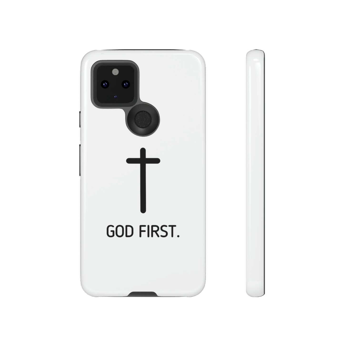 Phone Case. God First WHITE