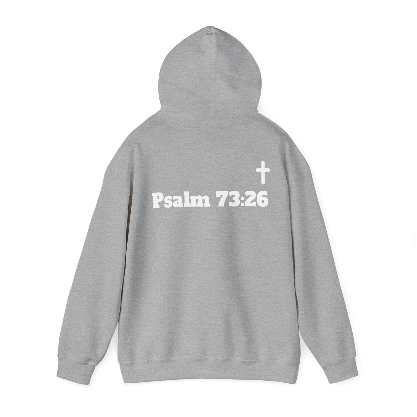 But God. Psalm 73:26 White Lettering Hoodie