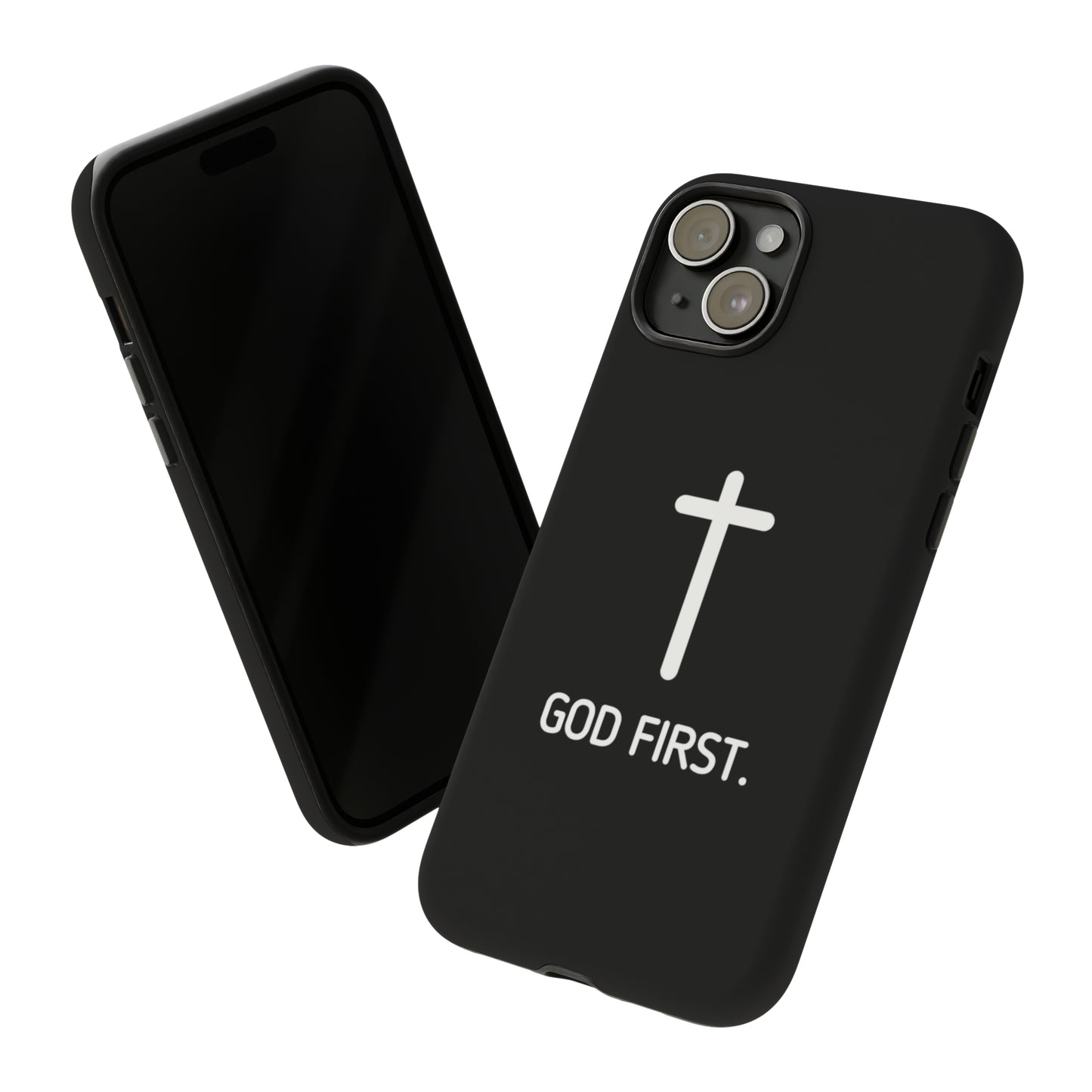 Phone case. God First BLACK