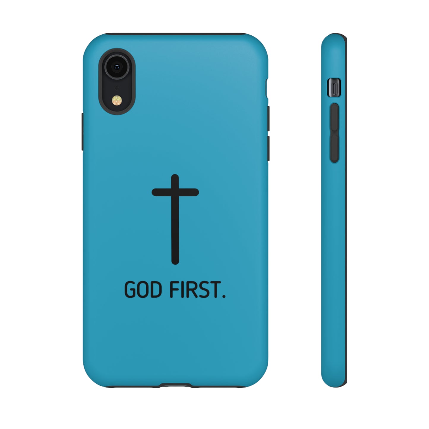 Phone Case. God First BLUE