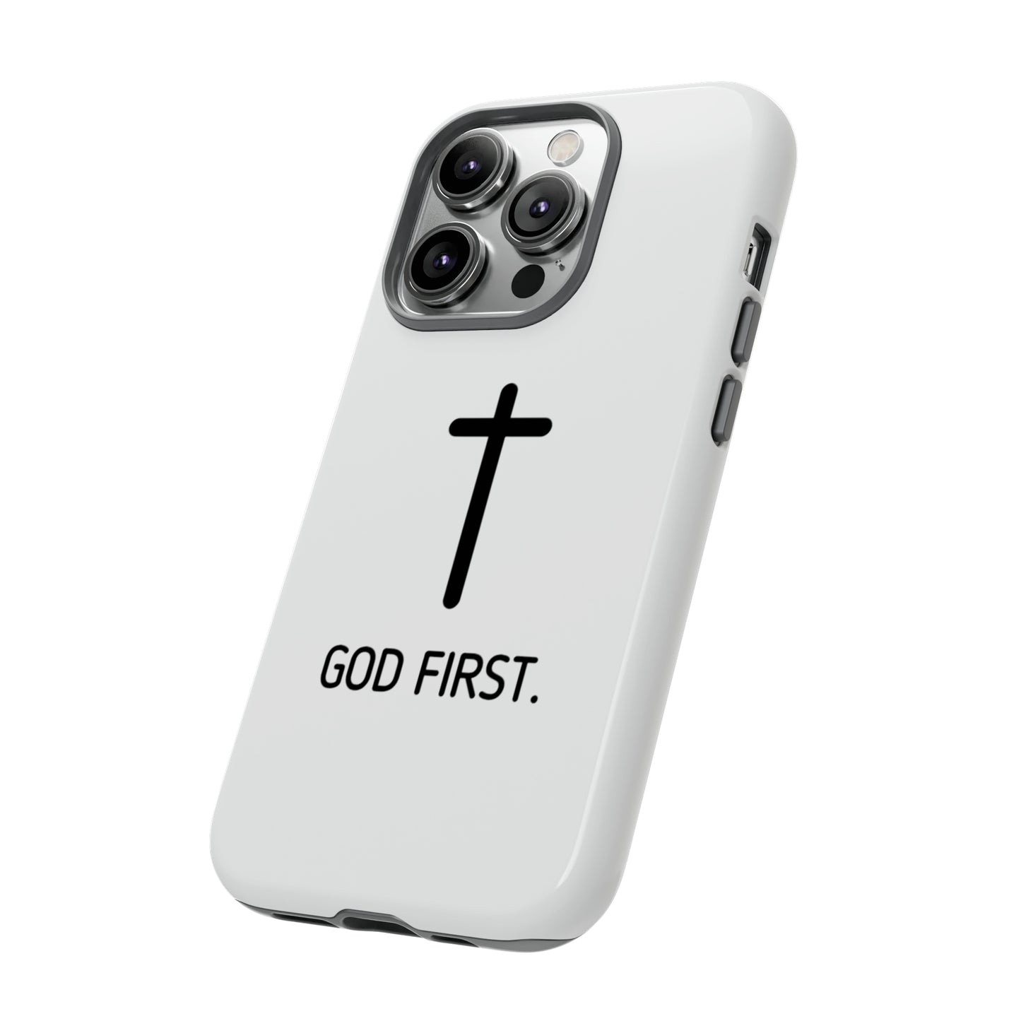 Phone Case. God First WHITE