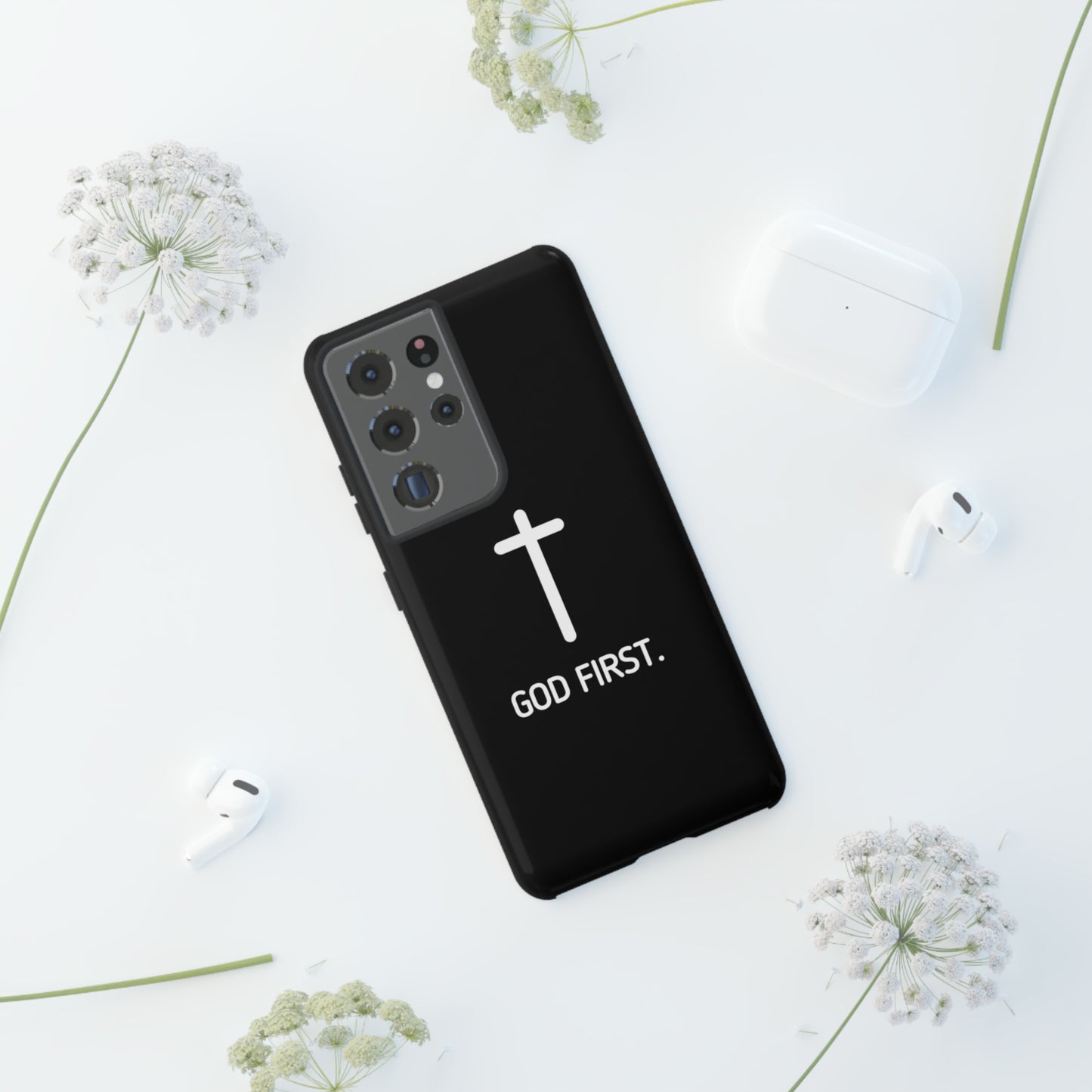 Phone case. God First BLACK