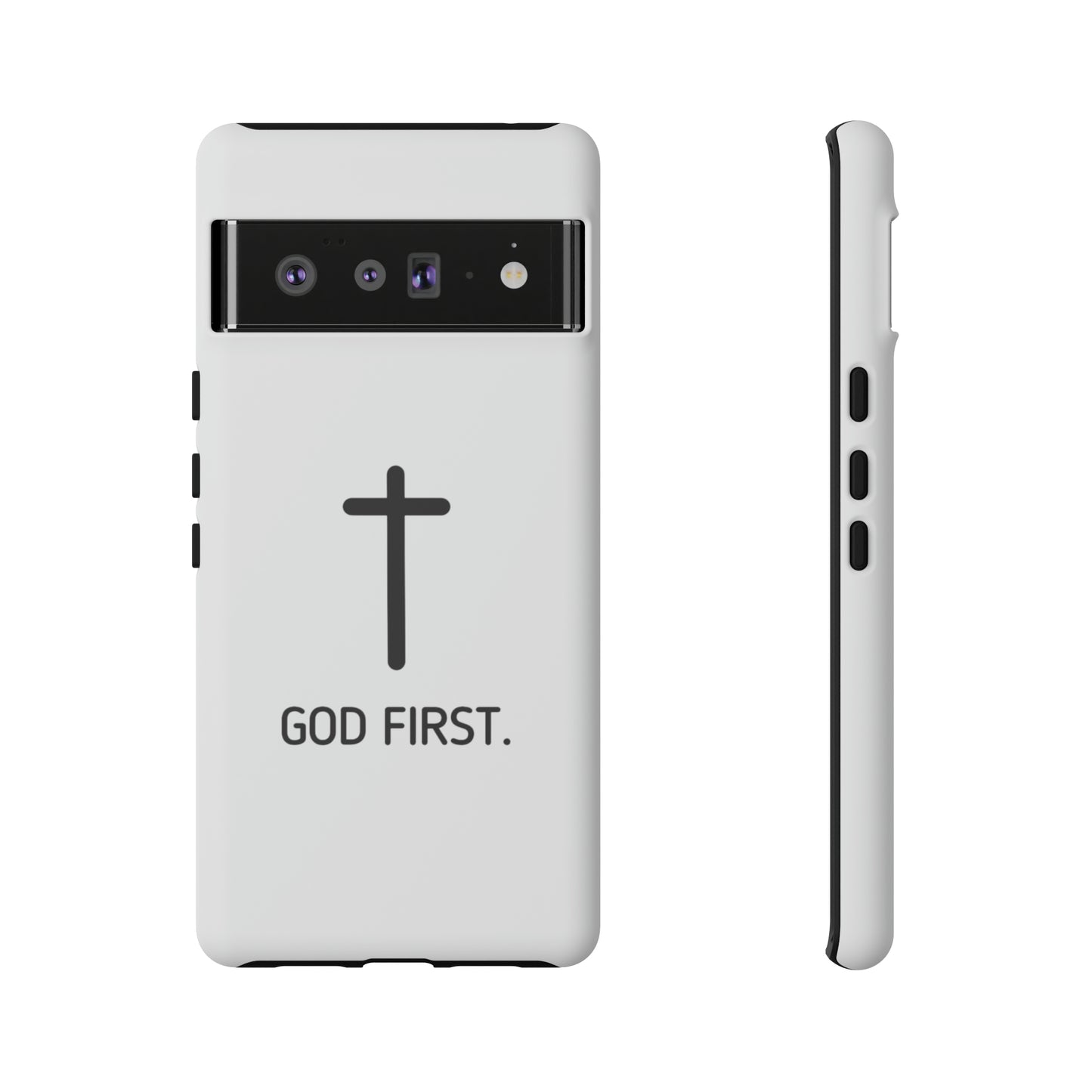 Phone Case. God First WHITE