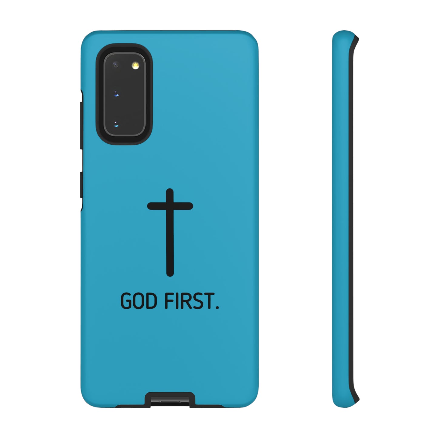 Phone Case. God First BLUE