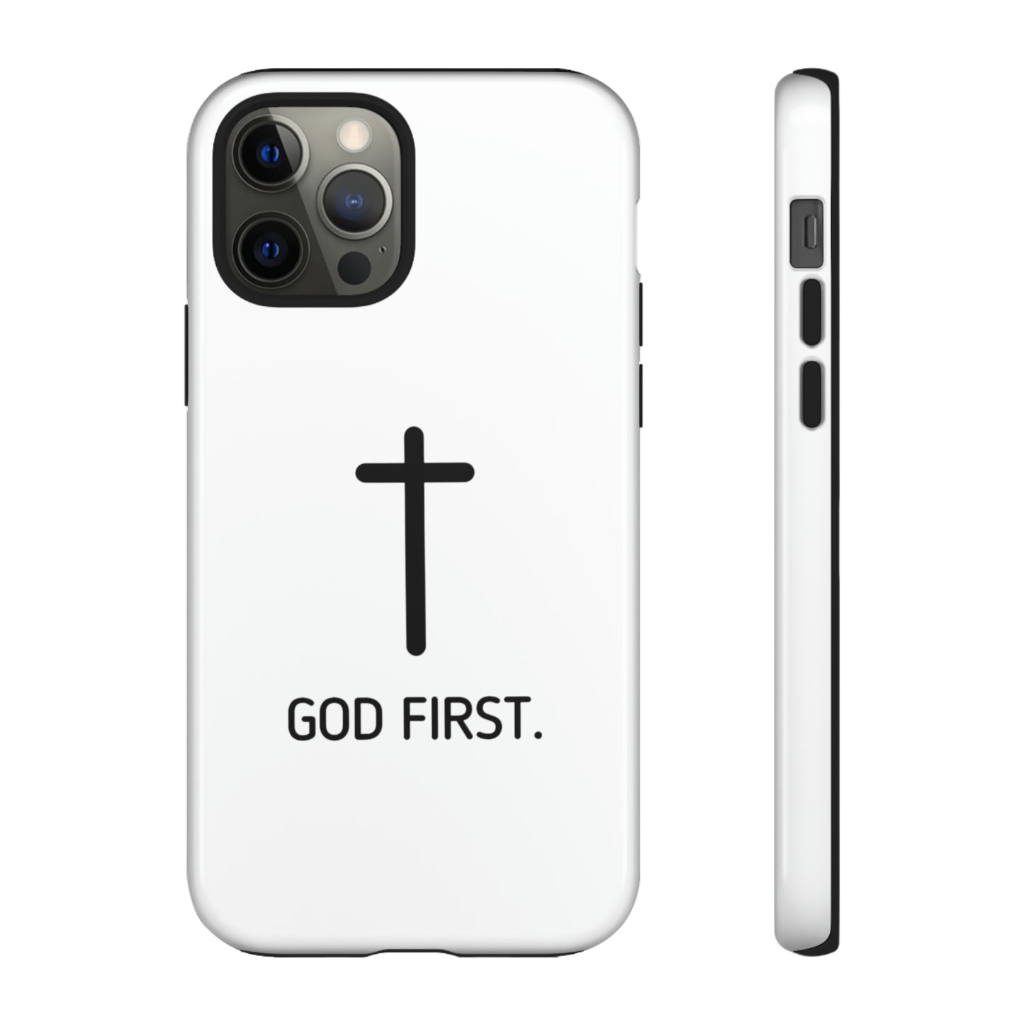 Phone Case. God First WHITE