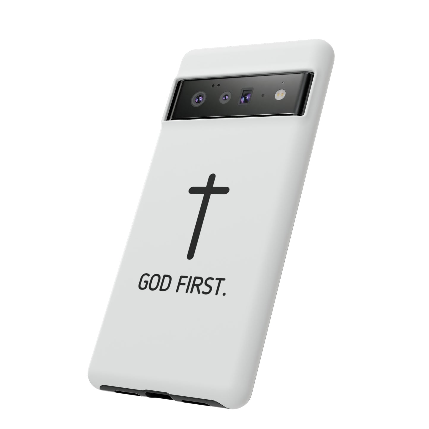 Phone Case. God First WHITE