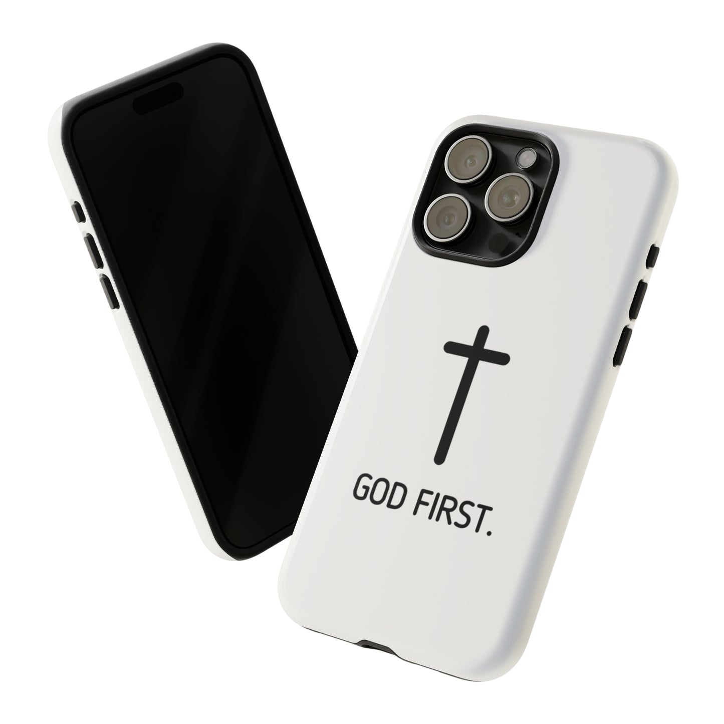 Phone Case. God First WHITE