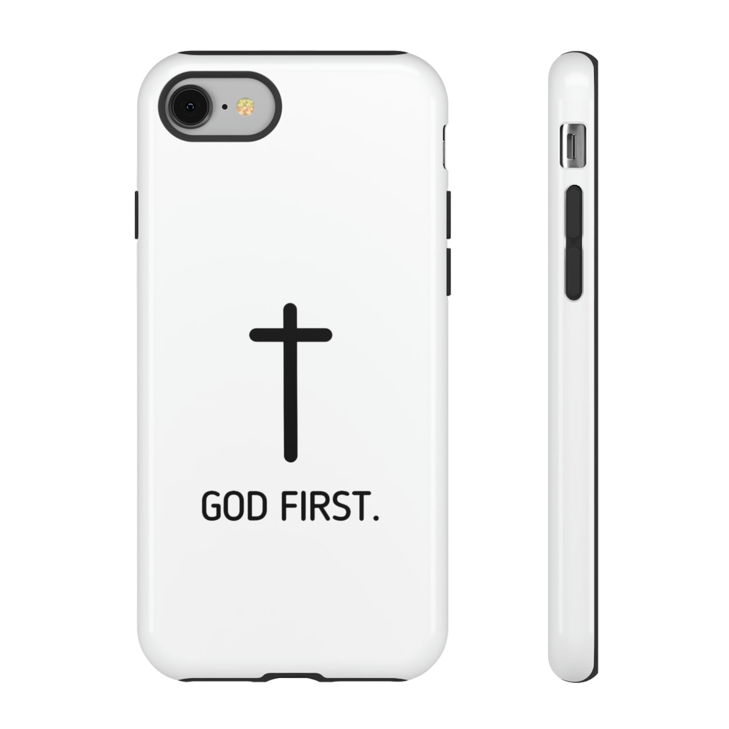 Phone Case. God First WHITE