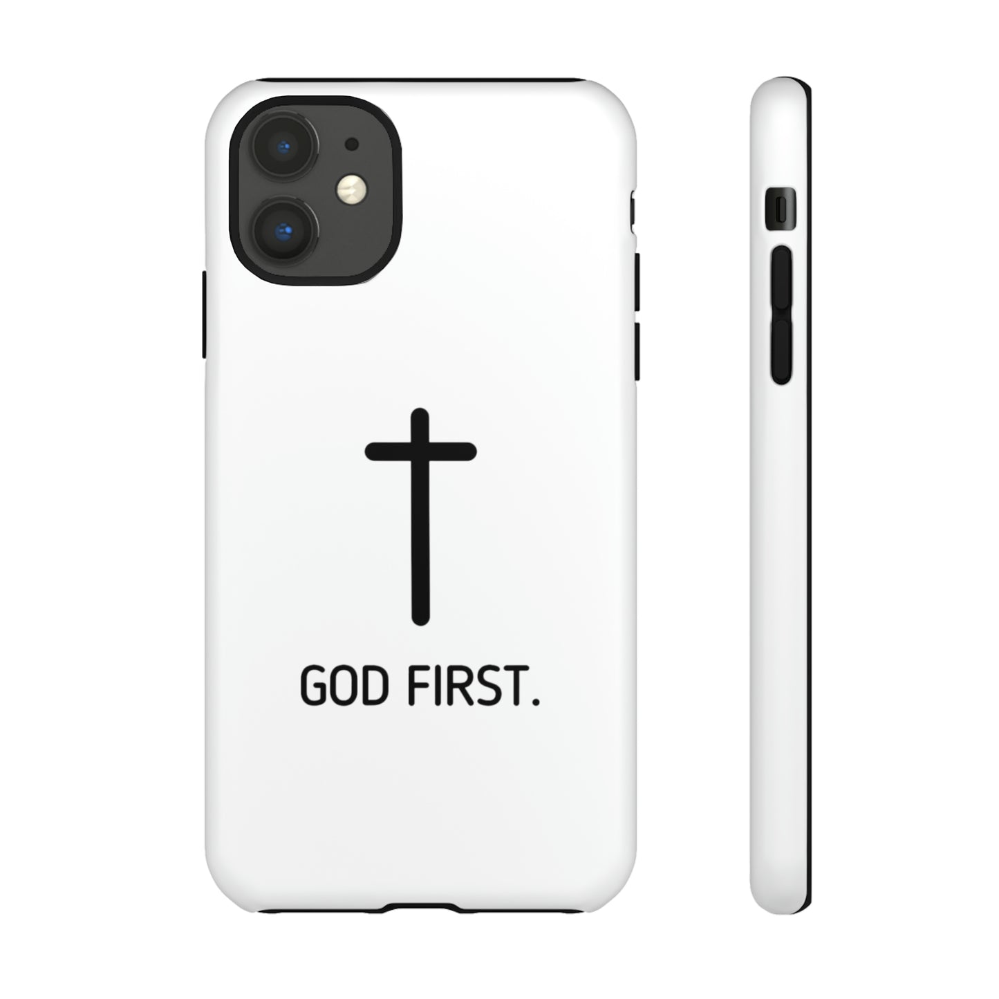 Phone Case. God First WHITE