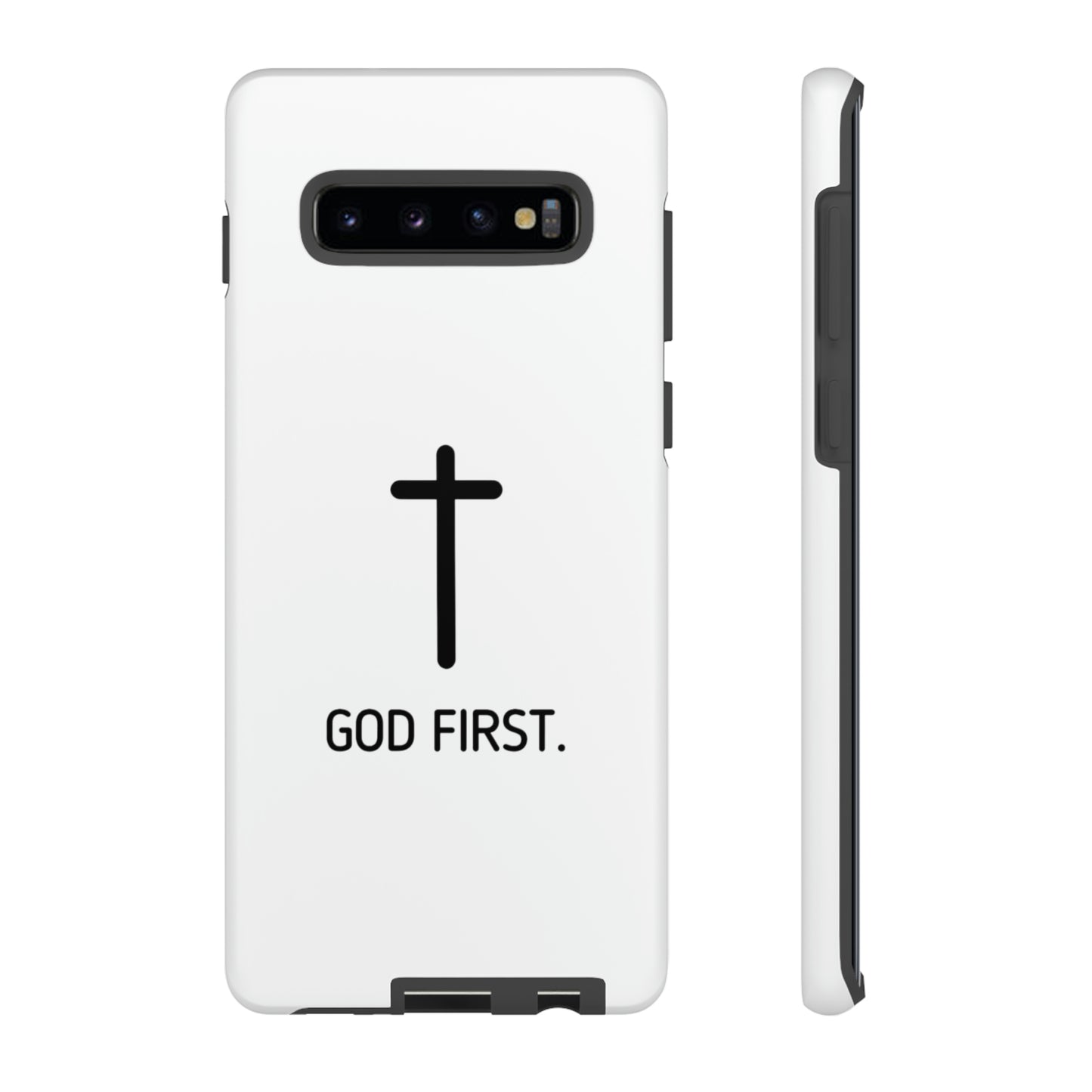 Phone Case. God First WHITE