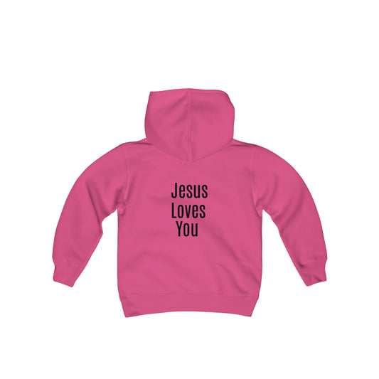 YOUTH hoodie. Jesus Loves You
