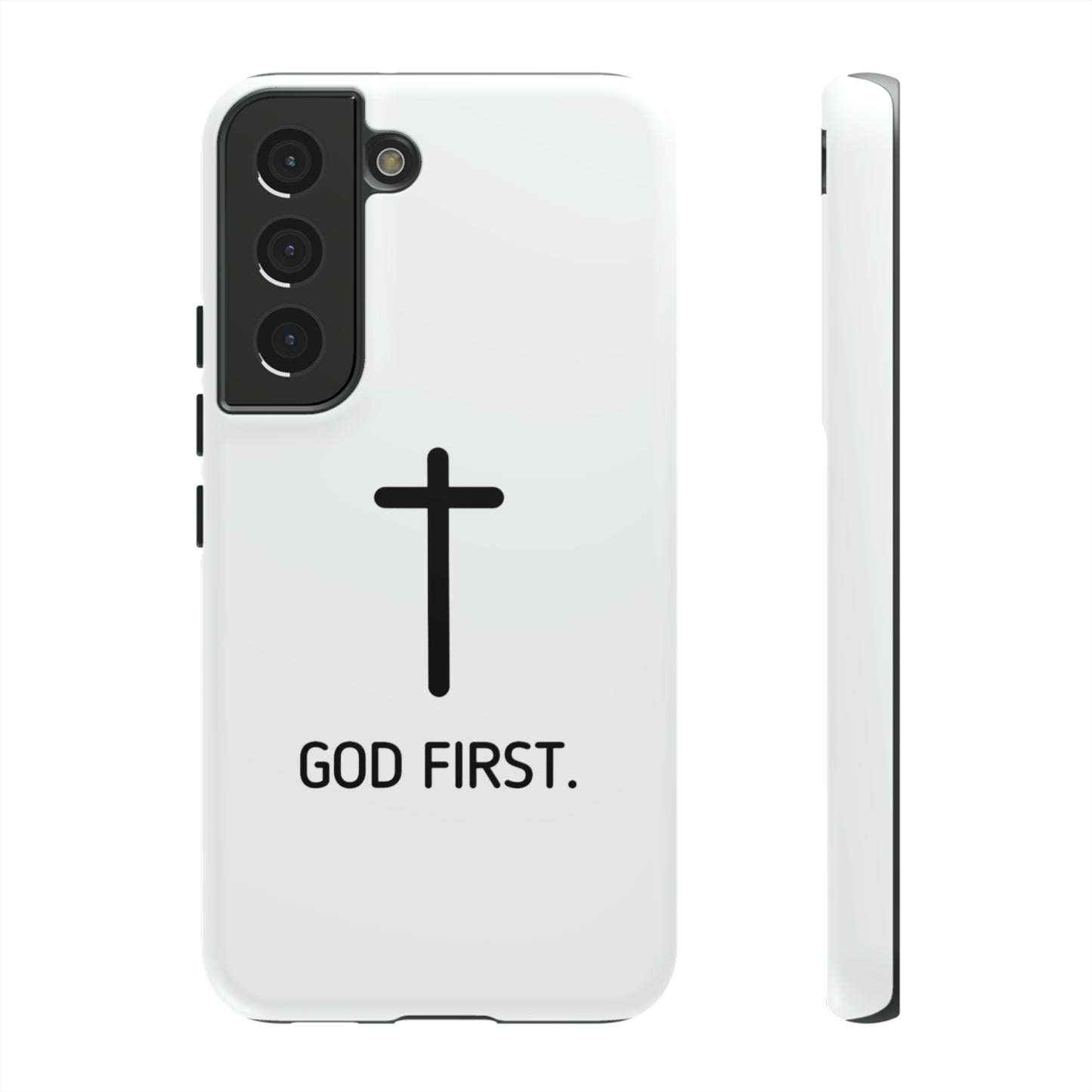 Phone Case. God First WHITE