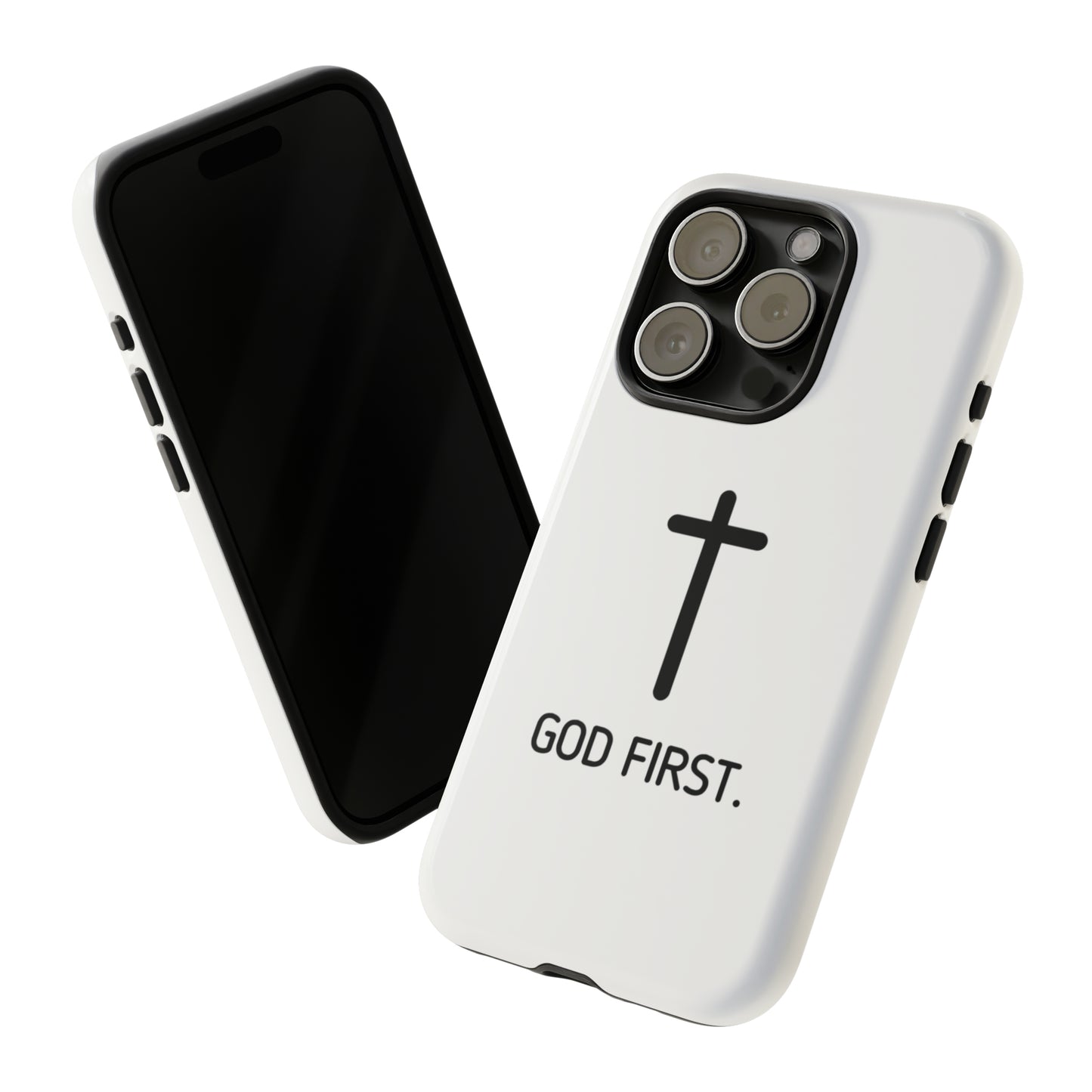 Phone Case. God First WHITE