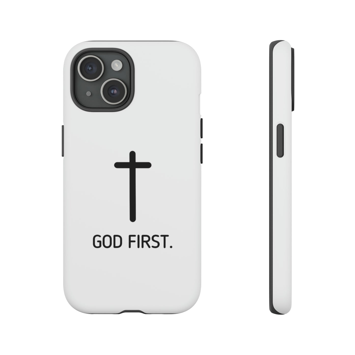 Phone Case. God First WHITE