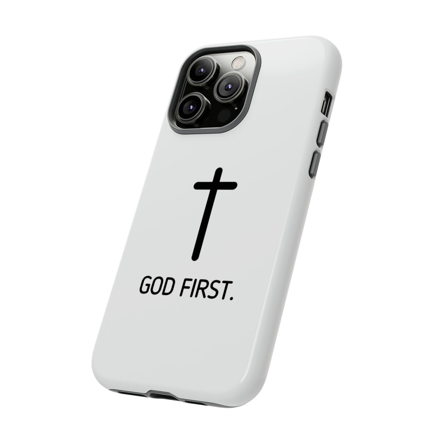 Phone Case. God First WHITE