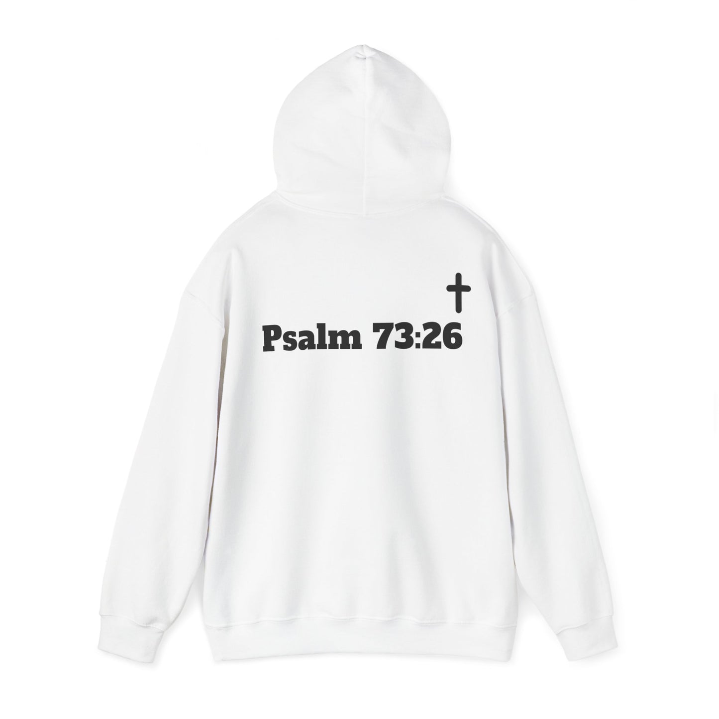 But God. Psalm 73:26 Black Lettering Hoodie