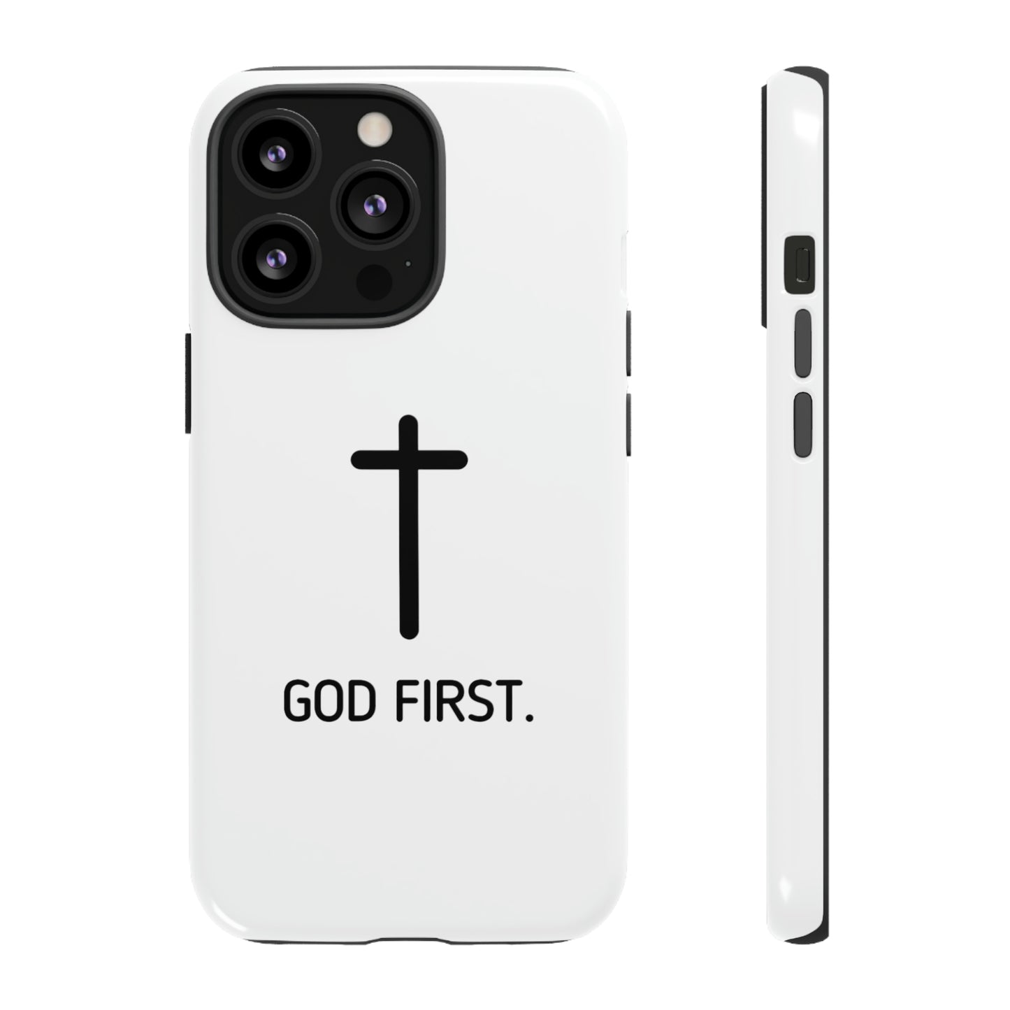 Phone Case. God First WHITE