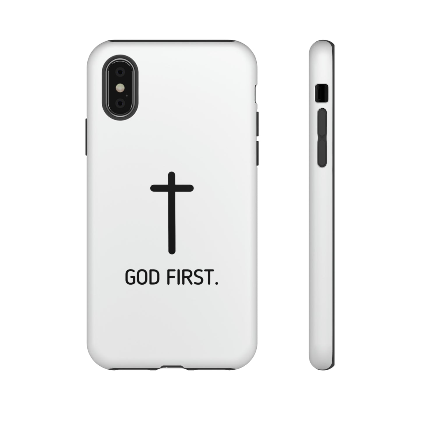 Phone Case. God First WHITE