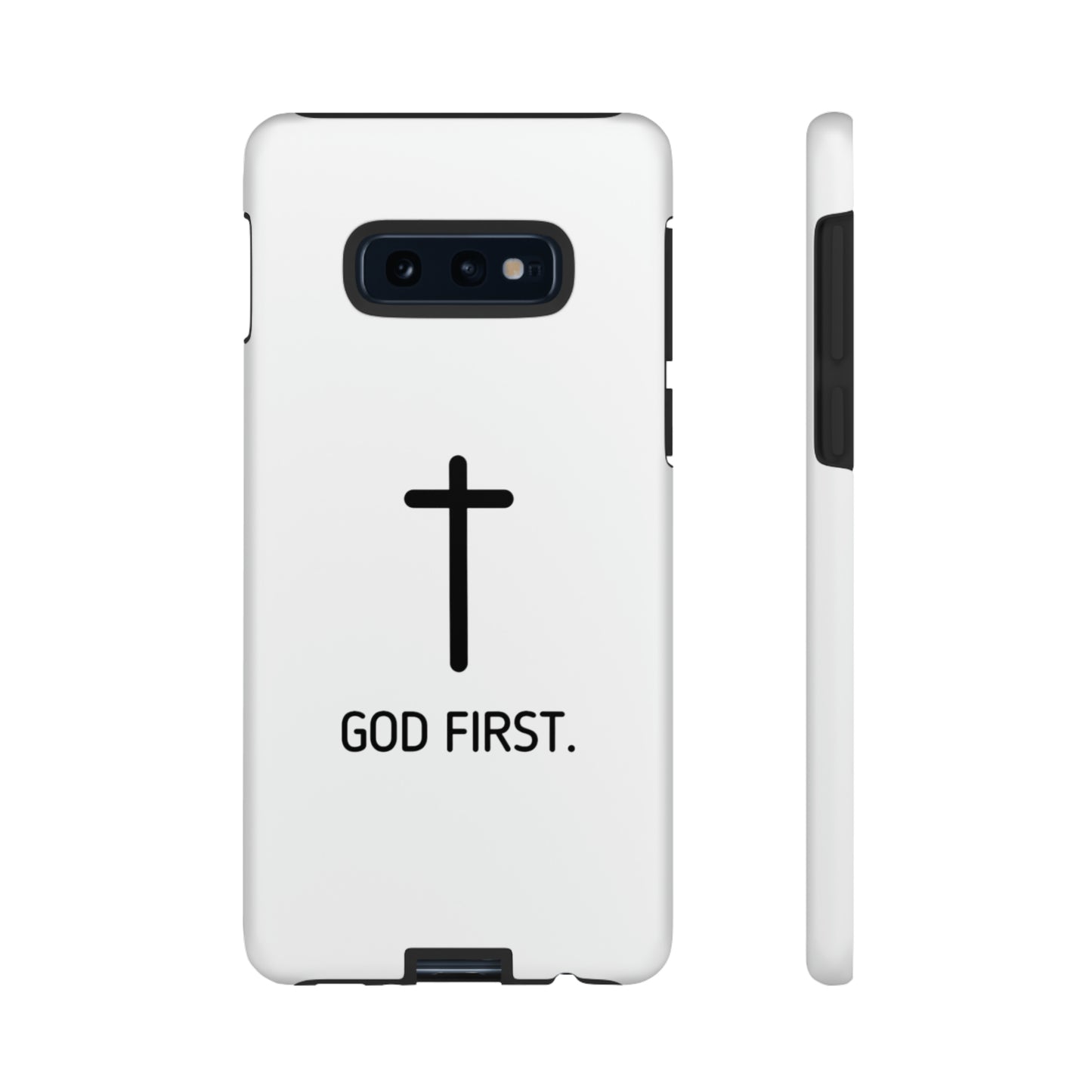 Phone Case. God First WHITE