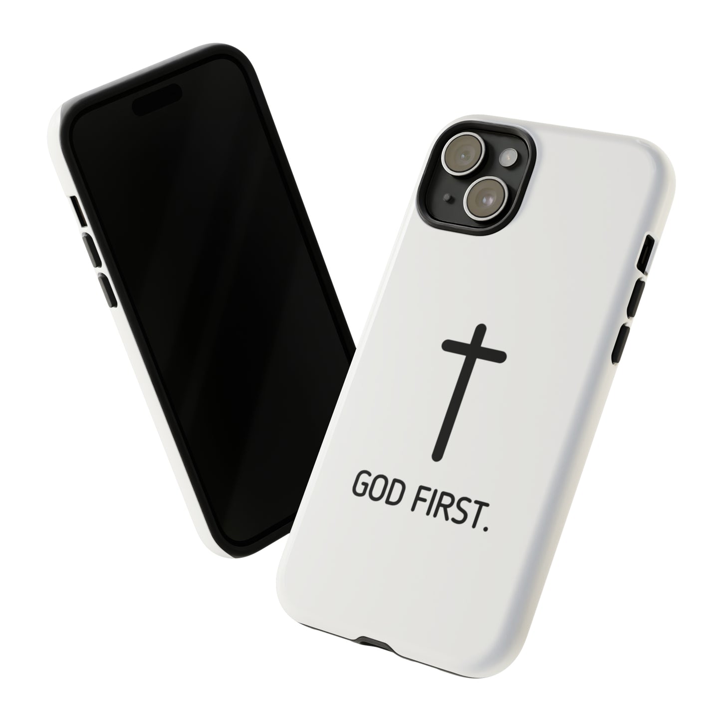 Phone Case. God First WHITE