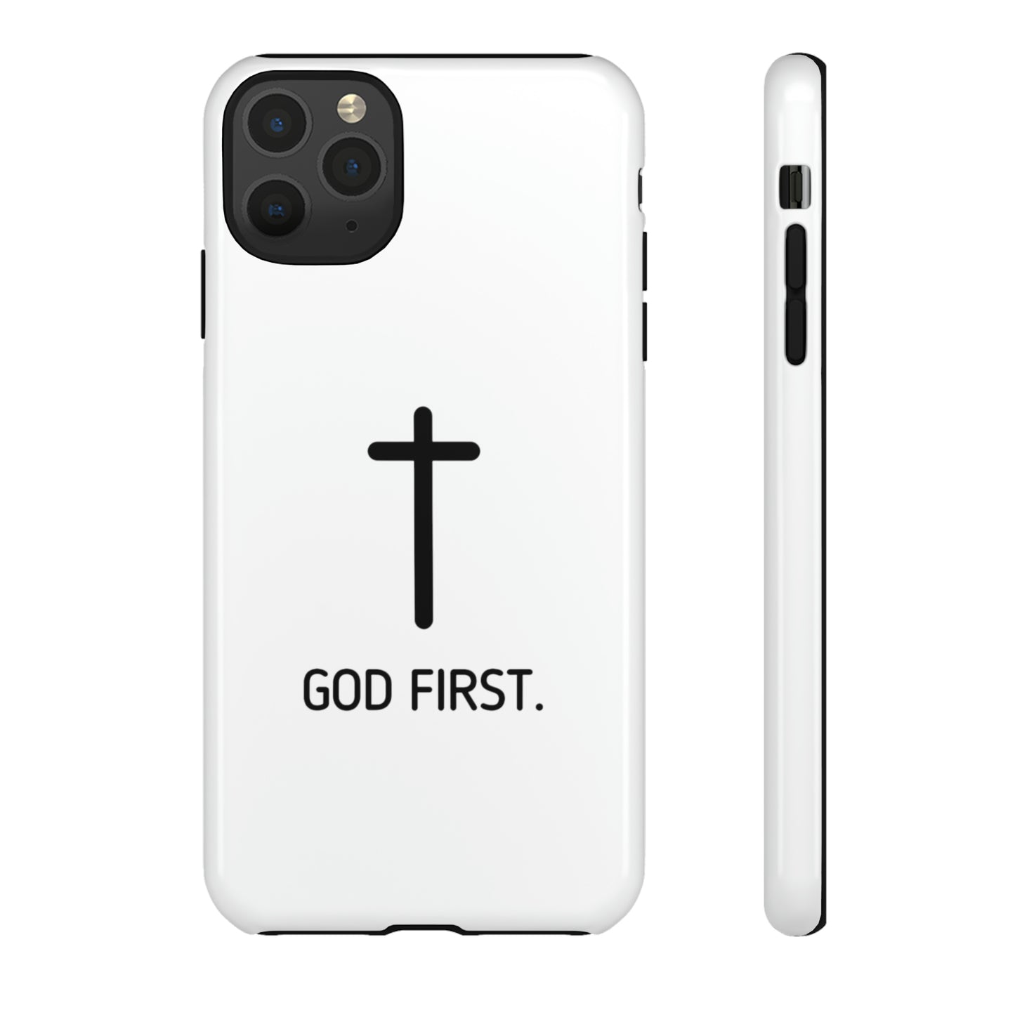 Phone Case. God First WHITE