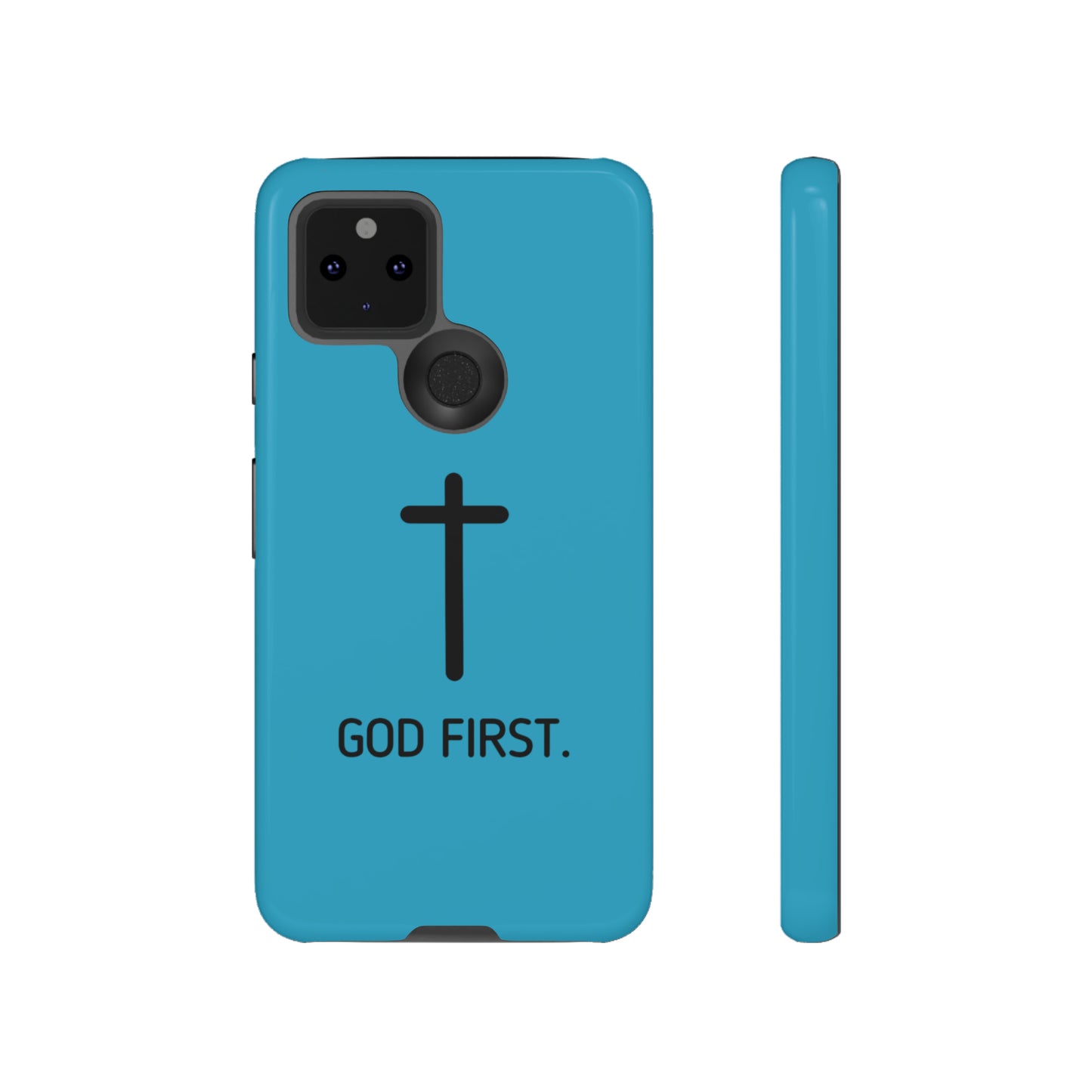 Phone Case. God First BLUE