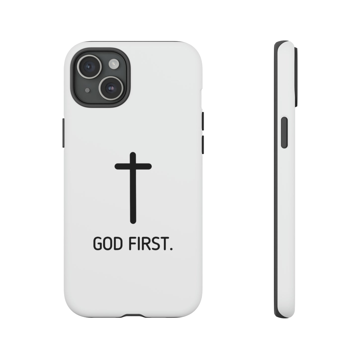 Phone Case. God First WHITE